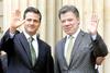 En una declaración conjunta que ofrecieron a la prensa, al concluir la reunión, Peña Nieto y Santos anunciaron que se acordó continuar la cooperación en materia de criminalidad para alcanzar una mayor efectividad.