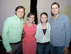 23092012 FIESTA MEXICANA.  Fer García, Kara Sweeney, Katie Woods y Charlene Shaw.