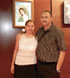03102012 LA EXPOSITORA  Elba Hernández y su esposo Regino Montoya.