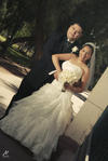 SRITA. ANNY Mena Orozco y Sr. Gerardo Alcaraz Sierra, el día de su boda.