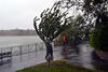 Un boletín del Servicio Nacional de Meteorología advirtió del desbordamiento del Río Potomac, en Nueva York, debido a las lluvias torrenciales ocasionadas por "Sandy".