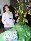 12112012 DORIA LIZETH  Ibarra Sánchez lucía radiante durante su fiesta de regalos para bebé
