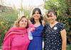 11112012 NANCY  junto a las organizadoras de su despedida, su mamá la señora Raquel Casas y Yohalli Yaihdd Villegas Hinojosa la mejor amiga de la novia.
