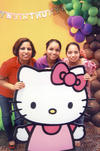 11112012 EN FESTEJO.  Rocí­o, Gina y Elvita acudieron a la fiesta de cumpleaños de Marcelita Reveles.