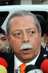 Egidio Torre Cantú, gobernador de Tamaulipas, también asistió al primer informe de Rubén Moreira.
