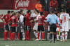 Por un momento se "calentaron" los ánimos en la cancha. (Jam Media)