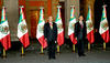 Enrique Peña Nieto asumió la Presidencia de México en el Palacio Nacional, sede del poder ejecutivo, de forma previa a la ceremonia solemne de toma de posesión que se efectuará más tarde ante el Congreso.
