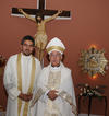 05122012 PADRE JOSÉ  Jaime de León y Sr. Obispo de Torreón José Guadalupe Galván.