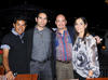 ISAAC Pineda Damniàn, director de la Escuela de Joyería del Tec de Monterrey;  Víctor Sabido, diseñador y padrino de generación; y Alejandro Fernández