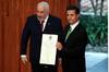 31 agosto. Presidente | Enrique Peña Nieto fue declarado presidente electo de la República por el Tribunal Electoral convirtiéndose en el primer mandatario priista en 12 años.