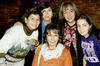 Martha, Mague, Lupita, Pera, Luly, Silvia, Mine, Coquito, Licha, Cuqui y Soco, en reunión por el onomástico de Luly.