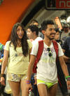 La Ciudad de México se unió al movimiento y los usuarios tomaron el servicio del Metro en ropa Interior.