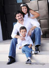 13012013 Eduardo Acosta con sus hijos Regina y Eduardo.- Érick Sotomayor Fotografía