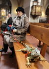 En la Iglesia de San Antón de Madrid se recibieron mascotas de todo tipo.