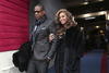 La cantante Beyoncé acudió a la ceremonia acompañada de su esposo, el rapero Jay-Z.