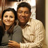 EN PAREJA.  Alejandra y Marcelino fueron captados durante reciente festejo.