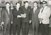 El expresidente Gustavo Díaz Ordaz y Raúl López Sánchez, exgobernador de Coahuila, en una foto de los años cincuenta del siglo XX. (Archivo de  Graciela López Mercado)