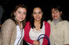 Maribel,  Paola Rosas y Mayela Acosta.