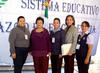 HORTENSIA  Baranda, Blanca Robledo, Lucía Valenzuela, Luz María Sánchez y Patricia Díaz.