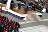 Los cardenales que participarán en el cónclave estuvieron presentes en el último acto público de Benedicto XVI como Papa.