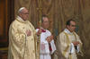 Respetando el programa de la misa, todas las oraciones fueron en latín aunque las lecturas se leyeron en italiano.