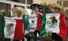 El camión a la llegada de la Seleccion Nacional de Mexico.
