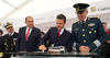 Peña Nieto canceló un timbre postal para conmemorar el centenario del Plan firmado por Carranza el 26 de marzo de 1913.