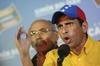 El candidato de la oposición a la Presidencia de Venezuela, Henrique Capriles, no reconocerá los resultados en las elecciones presidenciales, que dieron la victoria al candidato chavista, Nicolás Maduro, hasta que no se recuenten todos los votos.