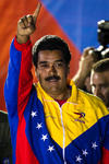 Miles de simpatizantes celebraron en las calles el triunfo de Maduro.