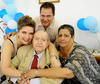 En familia, Don Mariano Bayón celebró sus 90 años de vida junto a sus hijos, nietos y demás familiares.