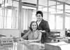 Marí­a Guadalupe Fuentes Galindo y Enrique Terrazas Olague, el dí­a de su enlace matrimonial celebrado el 16 de abril de 1983, en la parroquia del Perpetuo Socorro.
