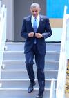 Obama descendió del avión Air Force One a las 14:20 horas.
