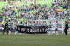 Los aficionados apoyaron al Santos Laguna desde el inicio del partido agitando banderas, sonando los aplaudidores, con porras y cánticos. La Tribu y La Komún, fieles a su costumbre, permanecieron de pie desde el inicio del encuentro hasta el final para alentar a sus Guerreros.