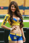 El 'Volcán' de Tigres siempre con chicas hermosas.