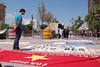 El recorrido se hizo sin ningún problema y el contingente llegó a la Plaza de Armas de Torreón.