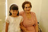Marijose y su abuela Salomé Sánchez.