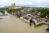 En Austría el servicio meteorológico indicó que la cantidad de lluvia caída en los pasados dos días equivale a la que usualmente se precipita en dos meses.