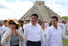 En el recorrido, que se realizó esta mañana, marcó prácticamente el epílogo de la visita del gobernante chino a México.