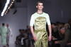 La diseñadora  Astrid Andersen presentó sus últimas creaciones en la Semana de la Moda Masculina en Londres.