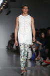 Llamativas creaciones de Astrid Andersen se pudieron apreciar en el primer día de la Semana de la Moda.