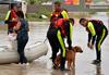 La Comisión Nacional del Agua (Conagua) reportó precipitaciones de más de 20 centímetros en las últimas horas y un 80 por ciento de probabilidad de que las lluvias continúen.