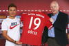 El equipo llevó a cabo una conferencia de prensa para la presentación de Götze.