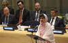 "El 9 de octubre de 2012 los talibanes me dispararon. Pensaron que con sus balas me callarían para siempre, pero fracasaron", afirmó la joven ante la Asamblea General de la ONU en su primer discurso en público desde que sobrevivió milagrosamente a un ataque en su país por defender la educación femenina.