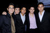 Misael,  Cristian, Manolo, Arturo y Luis.