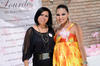 Karla  Trujillo Torres con las anfitrionas: Paquita Silva de Trujillo y Claudia Valeria Trujillo.