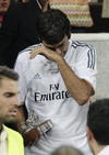 Volvió a pisar el césped del Bernabéu.