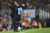 El Director Técnico Diego 'el cholo' Simeone, disputando la Supercopa de España luego de vencer en la temporada pasada al Real Madrid en la Copa del Rey.