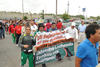 La marcha partió de Periférico y Prolongación Madero hasta la Subsecretaría de Educación.