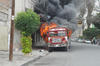 Incendian quinto autobús en La Laguna