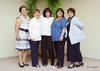 De izquierda a derecha: Toñita de Arredondo, Patricia de Robledo, Martha Cecilia Guerrero, Rosita de Ortega y Lucía de Vallejo.- Érick Sotomayor Fotografía